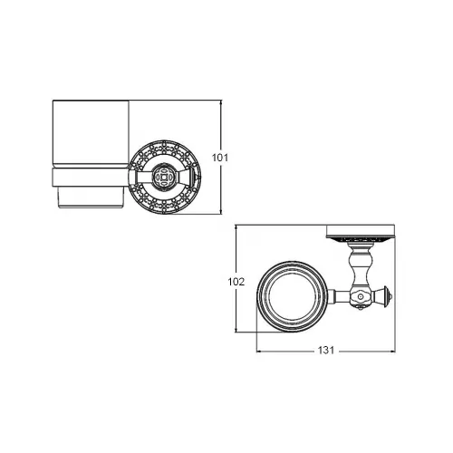 Bronze De Luxe Держатель стакана, изображение 2