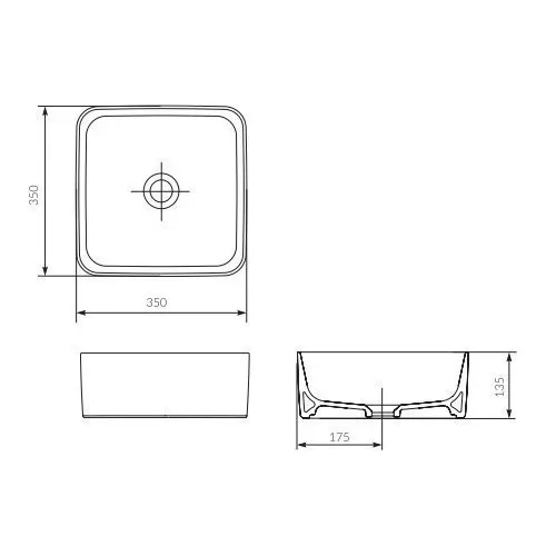 Тумба подвесная с раковиной Style Line Монако (2 ящ.), Гамма 56, Осина бел /бел лакобель, PLUS, Выбрать цвет: Белый, Выбрать размер: 80, изображение 8
