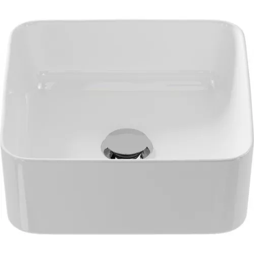 Тумба подвесная с раковиной Style Line Монако (2 ящ.), Гамма 56, Осина бел /бел лакобель, PLUS, Выбрать цвет: Белый, Выбрать размер: 80, изображение 5