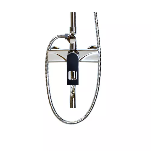 Bronze De Luxe Element Душевой гарнитур, Высота (мм): 1650, Выбрать цвет: Хром, изображение 2