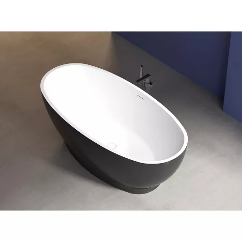 Акриловая ванна ABBER AB9207MB 165х80, Выбрать цвет: Черный матовый, изображение 10