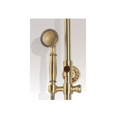 Bronze De Luxe Royal Комплект для ванной и душа двухручковый, Излив (см): 25, изображение 2