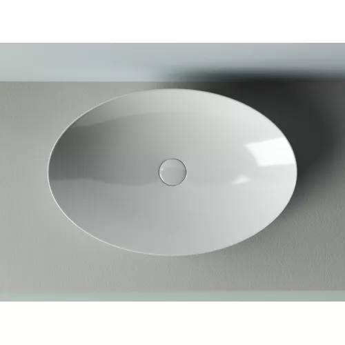 Умывальник чаша накладная овальная Element 610*410*150мм, изображение 3