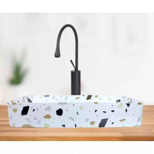 Накладная раковина Bronze De Luxe  Терраццо, изображение 4