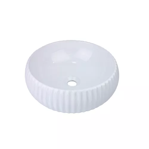 Раковина-чаша Bronze De Luxe Эмеральда, Выбрать цвет: Белый, изображение 2