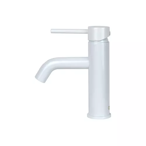 Смеситель однорычажный на раковину Bronze De Luxe, Выбрать цвет: Белый, изображение 2