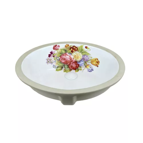 Накладная раковина Bronze De Luxe  Alsace встраиваемая под столешницу, изображение 2