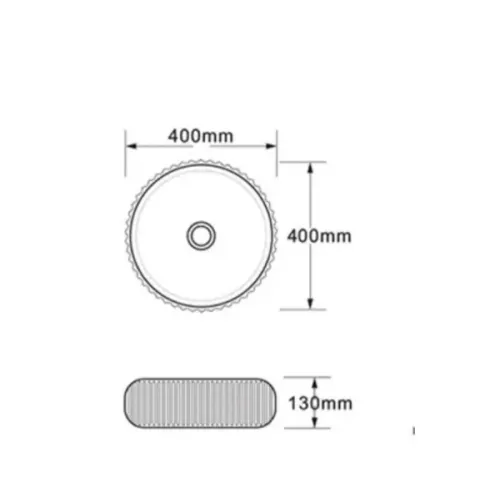 Раковина-чаша Bronze De Luxe Эмеральда, Выбрать цвет: Белый, изображение 5