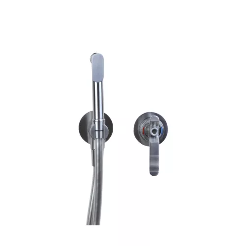 Гигиенический душ (комплект) Bronze De Luxe, Выбрать цвет: Матовый хром, изображение 2