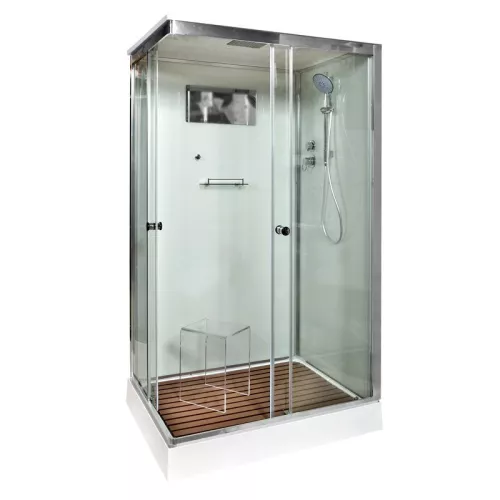DTO Душевая кабина K402, Выбрать размер: 120x90, Внешний вид: без крыши, изображение 2