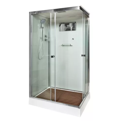 DTO Душевая кабина K402, Выбрать размер: 120x90, Внешний вид: без крыши, изображение 4