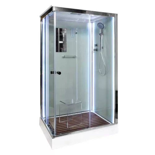 DTO Душевая кабина K402, Выбрать размер: 120x90, Внешний вид: LED, изображение 3