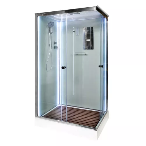 DTO Душевая кабина K402, Выбрать размер: 120x90, Внешний вид: LED, изображение 2