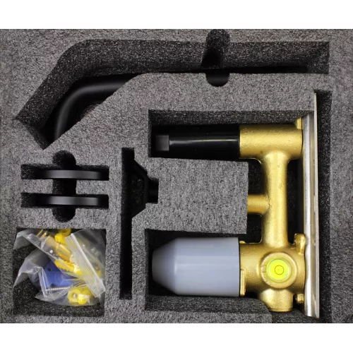 Bronze De Luxe Смеситель для раковины настенный, Выбрать цвет: Черный, изображение 4