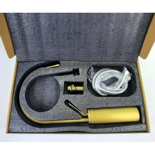 Смеситель для раковины-чаши высокий Bronze De Luxe, Выбрать цвет: Бронза, изображение 5