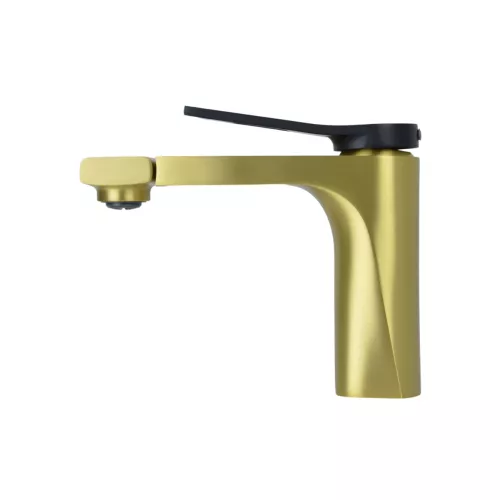 Смеситель на раковину Bronze De Luxe, Выбрать цвет: Золото, изображение 4