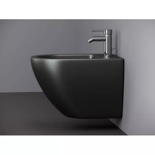 Подвесное биде Ceramica Nova Metropol CN4003, Выбрать цвет: Черный матовый, изображение 5