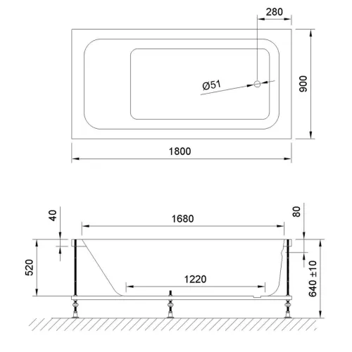 Акриловая ванна Royal Bath  ACCORD, изображение 4