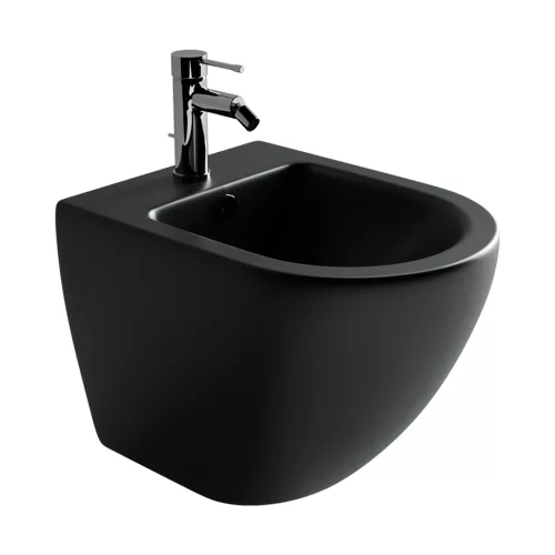 Подвесное биде Ceramica Nova Metropol CN4003, Выбрать цвет: Черный матовый