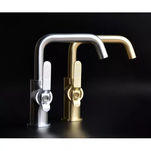 Смеситель на раковину Bronze De Luxe, Выбрать цвет: Золото, изображение 3