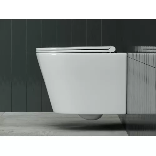 Подвесной унитаз CERAMICANOVA  Forma Rimless, изображение 4