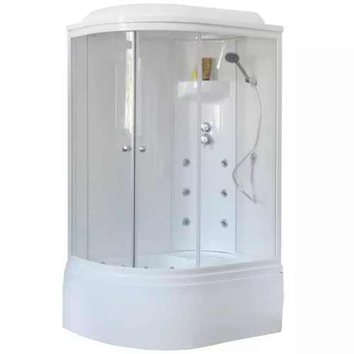 Душевые кабины и сауны: Душевая кабина Royal Bath RB8120BK3 WT/WC , L/R 120*80 1 в магазине Акватория