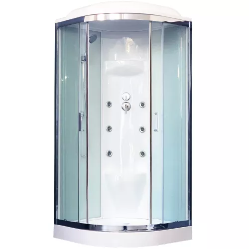 Душевые кабины и сауны: Душевая кабина Royal Bath  RB RB100HK7-WT-CH, прозрачное/хром 1 в магазине Акватория