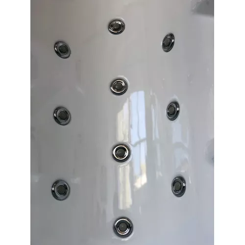 Душевая кабина Royal Bath  RB 150ALP/170ALP, Цвет стекла: матовое, Цвет профиля: Хром, Тип поддона: Высокий, Выбрать размер: 150x100, Ориентация: правая, изображение 8