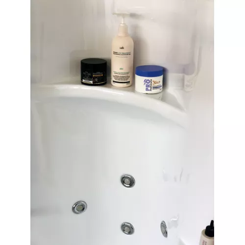 Душевая кабина Royal Bath  RB 150ALP/170ALP, Цвет стекла: матовое, Цвет профиля: Хром, Тип поддона: Высокий, Выбрать размер: 150x100, Ориентация: правая, изображение 9