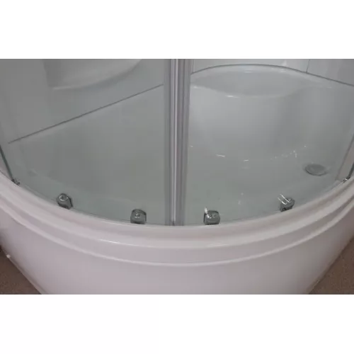 Душевая кабина Royal Bath  RB8120BK2 M/T , L/R 120*80, Зона релакса: С гидромассажем, Цвет задней стенки: Белый , Исполнение полотна двери: прозрачное, Ориентация: правая, изображение 4