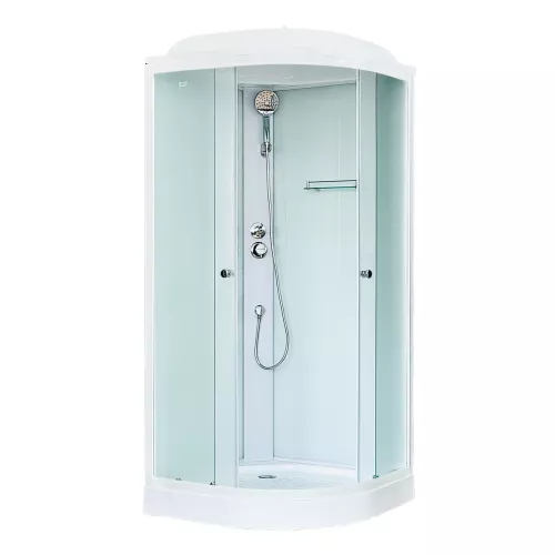 Душевые кабины и сауны: Душевая кабина Royal Bath  RB90HK5-WC . рифленое/белый 1 в магазине Акватория