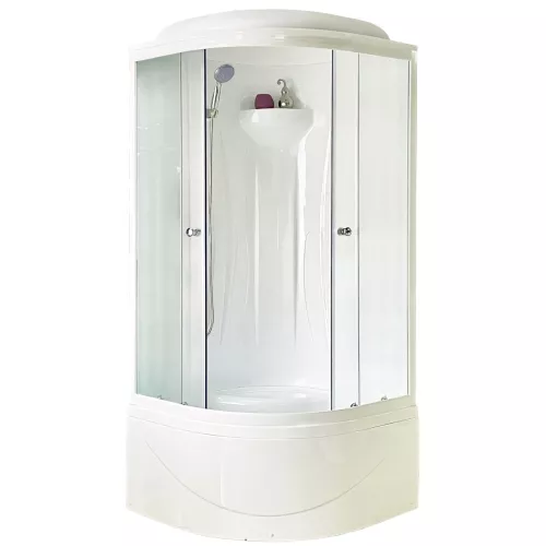 Душевые кабины и сауны: Душевая кабина Royal Bath  RB 90BK  матовое 1 в магазине Акватория