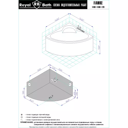 Гидромассажная ванна Royal Bath  FANKE COMFORT, изображение 3