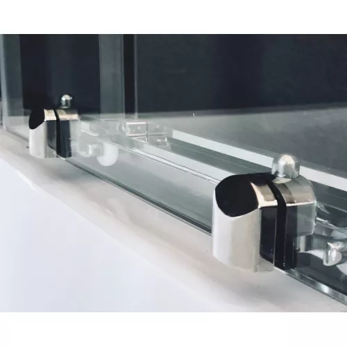 Душевой угол Royal Bath RB 8100BP/RB8120BP  прямоугольный, Цвет стекла: прозрачное, Цвет профиля: Хром, Выбрать размер: 120x80, Ориентация: правая, изображение 4