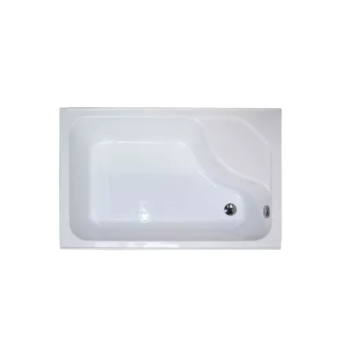 Душевой угол Royal Bath RB 8100BP/RB8120BP прямоугольный, Цвет стекла: прозрачное, Цвет профиля: Белый, Выбрать размер: 120x80, Ориентация: правая, изображение 4