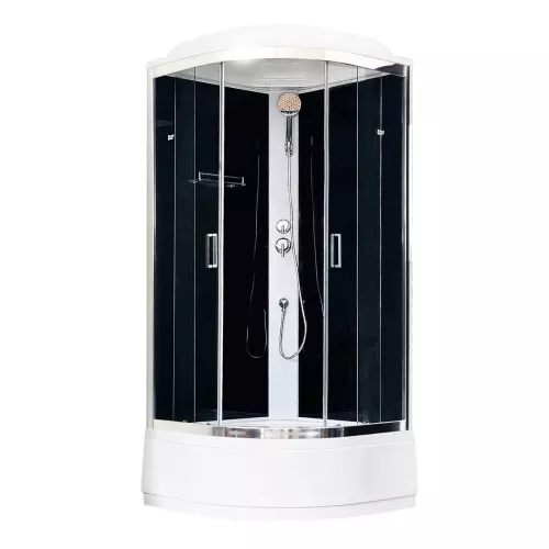 Душевые кабины и сауны: Душевая кабина Royal Bath RB90CK5-BT-CH, прозрачное/хром 1 в магазине Акватория