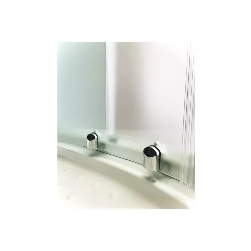 Душевой угол Royal Bath RB 8120BK ассиметричный, Цвет стекла: матовое, Цвет профиля: Белый, Ориентация: правая, изображение 3