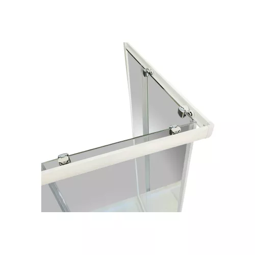 Душевой уголок Royal Bath RB HPD RB HP квадратный, Цвет стекла: прозрачное, Высота поддона: Низкий, Цвет профиля: Белый, Выбрать размер: 90x90, изображение 5