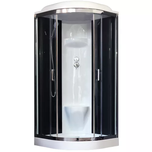 Душевые кабины и сауны: Душевая кабина Royal Bath  RB 90HK6 90HK7-BT-CH  90х90 1 в магазине Акватория