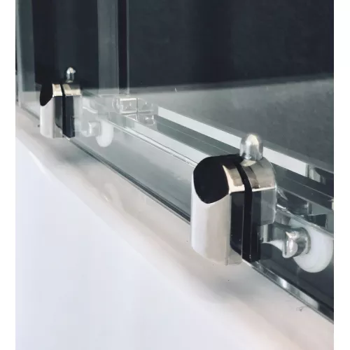 Душевая кабина Royal Bath  RB 90HP6 90HP7  90х90, Цвет задней стенки: Черный, Исполнение полотна двери: прозрачное , Зона релакса: Без гидромассажа, изображение 3