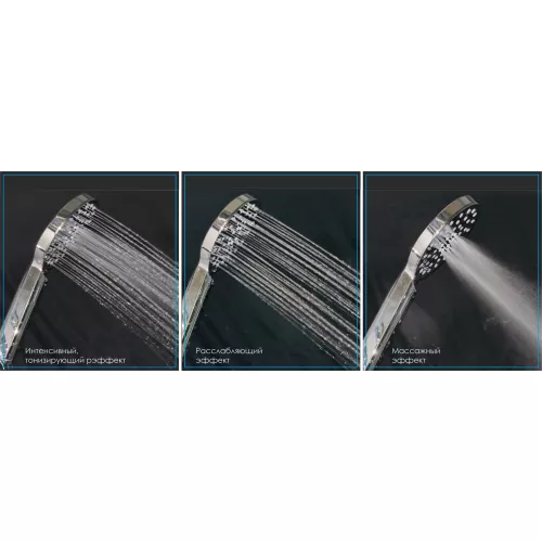 Душевая кабина Royal Bath  RB8120BK5-BT-CH  120*80, Цвет задней стенки: Черный, Исполнение полотна двери: прозрачное, Зона релакса: Без гидромассажа, Исполнение задней стенки: стекло, Ориентация: левая, Комплектация: сифон, смеситель, стеклянная полочка, изображение 3