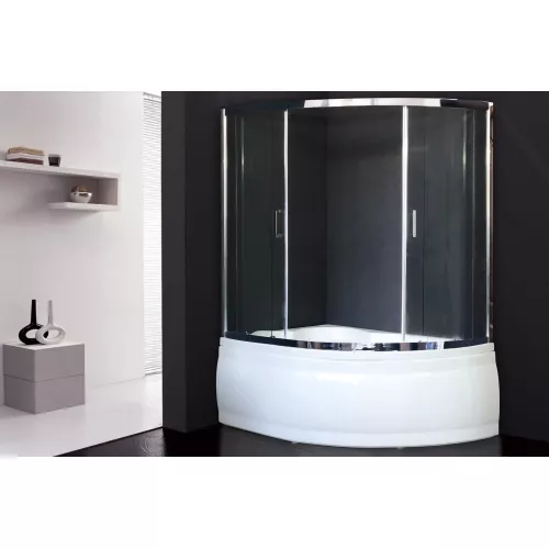 Душевая штора Royal Bath  RB ALP хром, Цвет профиля: хром, Ширина , в см: 170, Цвет стекла: прозрачное, изображение 2