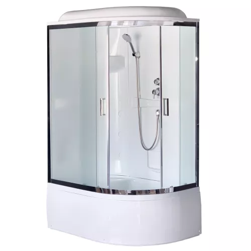Душевые кабины и сауны: Душевая кабина Royal Bath  RB 8120BK  120*80 1 в магазине Акватория