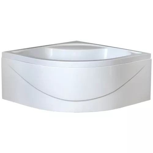 Душевой угол Royal Bath RB BK четверть круга, Цвет стекла: прозрачное, Цвет профиля: Хром, Выбрать размер: 90x90, изображение 3