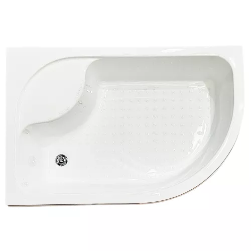 Душевой поддон Royal Bath  RB 8120BK ассиметричный высокий, Выбрать размер: 120*80, Ориентация: левая, изображение 2
