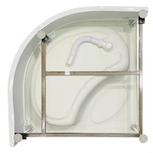 Душевой поддон Royal Bath  RB четверть круга, Тип поддона: Высокий, Выбрать размер: 90x90, изображение 3