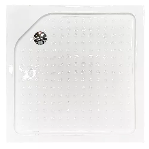 Душевой уголок Royal Bath RB HPD RB HP квадратный, Цвет стекла: прозрачное, Высота поддона: Низкий, Цвет профиля: Черный, Выбрать размер: 90x90, изображение 4