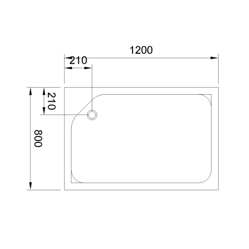 Душевой поддон Royal Bath  RB 8120HP прямоугольный, Выбрать размер: 120*80, Ориентация: левая, изображение 4