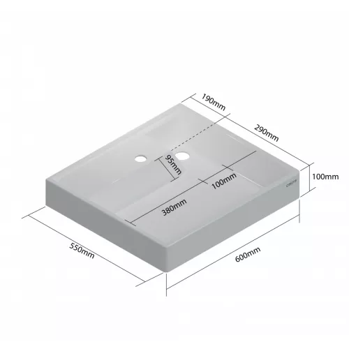 Умывальник СанТа "Юпитер" над стиральной машиной 60х90, изображение 3