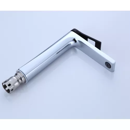 Высокий смеситель на раковину Bronze De Luxe, Выбрать цвет: Хром/черный, изображение 5